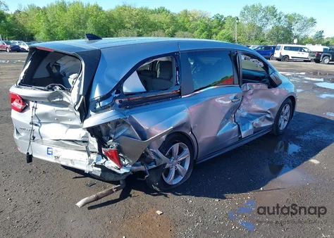 2020 Honda Odyssey Ex-L/Ex-L W/Navi Res из США, поврежденный, VIN 5FNRL6H71LB069580